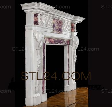 Fireplaces (KM_0229) 3D models for cnc
